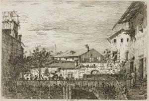 La terraza, de Vedute de Canaletto