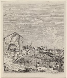 El Carro Pasando Sobre un Puente de Canaletto