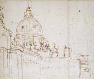 Venecia: La Dogana di Mare y S. Maria della Salute de Canaletto
