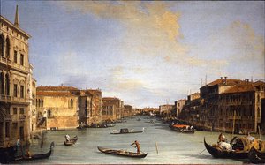 Vista del Gran Canal, 1726-1728 de Giovanni Antonio Canal
