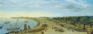 La llegada del ejército aliado a Itapiru, Paraguay