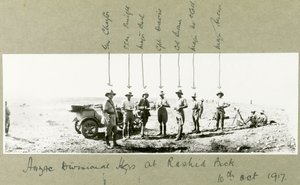 Cuartel General de la División ANZAC en Rashid Beck, octubre de 1917 de Capt. Arthur Rhodes