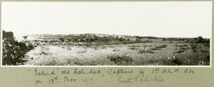 Esdud, antiguo Ashdod, capturado por la 1ª Brigada A.L.H. el 13 de noviembre de 1917 de Capt. Arthur Rhodes