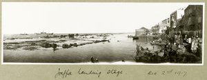Muelle de Desembarco de Jaffa, 2 de diciembre de 1917 de Capt. Arthur Rhodes