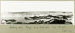 Mirando sobre Gaza y Umbrella Hill, septiembre 1917 de Capt. Arthur Rhodes