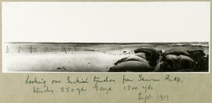 Mirando sobre las trincheras turcas desde Samson Ridge, septiembre de 1917 de Capt. Arthur Rhodes