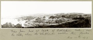 Vista desde la colina detrás de Belén, 14 de diciembre de 1917 de Capt. Arthur Rhodes