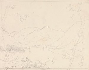 Crummock Water, agosto de 1835 de Capt. Thomas Hastings