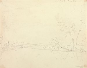 Vista lejana de Beaulieu, Hampshire de Capt. Thomas Hastings