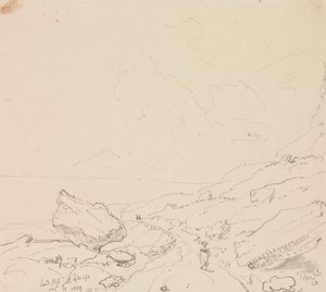 Desprendimiento de tierras, Isla de Wight, 13 de agosto de 1829 de Capt. Thomas Hastings