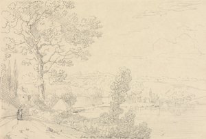 Vista del puente de Wootton, Isla de Wight, agosto de 1828