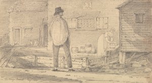 En la playa de Hastings, agosto de 1821 de Capt. Thomas Hastings