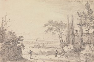 En la carretera de Newport, abril de 1826 de Capt. Thomas Hastings