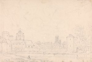 En el Stour, cerca de West Gate, Canterbury de Capt. Thomas Hastings