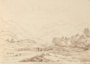 Río Laune desde la carretera de Killarney y Aghadoe, 6 de septiembre de 1841 de Capt. Thomas Hastings