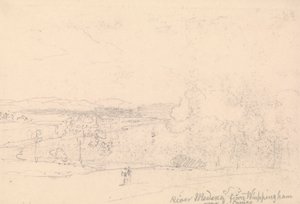 Río Medina desde Whippingham, cerca de East Cowes de Capt. Thomas Hastings