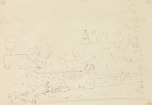 Croquis de las casitas en los árboles de Capt. Thomas Hastings