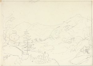 Skiddaw desde Borrowdale, sábado 27 de junio de 1835 de Capt. Thomas Hastings