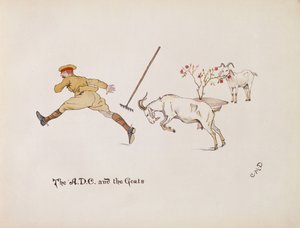 El A.D.C y las cabras, de The Leaguer of Ladysmith, 1900