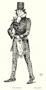 Personaje de Dickens: Bob Cratchit (litografía) de Captain Edward Henry Handley Read