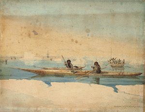 Canoas de las Islas Salvajes, Estrecho de Hudson de Captain George Francis Lyon