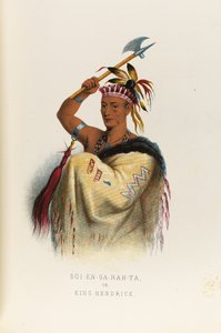 Soi-En-Ga-Rah-Ta o Rey Hendrick de Captain Seth Eastman