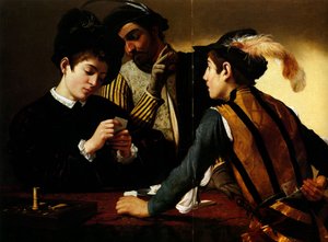 Los tramposos de Michelangelo Merisi Caravaggio