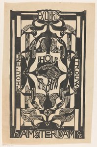 Ex libris de la asociación Hou