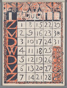 Kalenderblatt Juli 1900 de Carel Adolph Lion Cachet