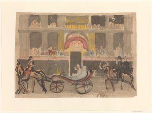 Diseño para la decoración de Herengracht 527 de Carel Adolph Lion Cachet