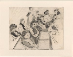 Clase escolar de Carel Adolph Lion Cachet