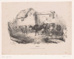 Rebaño de vacas con pastora
Pictura (título de la serie en el objeto) de Carel Christiaan Antony Last