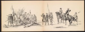 Mascarada de los estudiantes de Leiden, 1850 (Lámina 12) Intogt por Frederik Hendrik en 