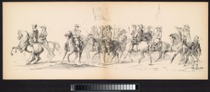 Mascarada de los estudiantes de Leiden, 1850 (Lámina 4) Intogt por Frederik Hendrik en 