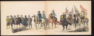 Mascarada de los estudiantes de Leiden, 1850 (lámina 9) Intogt por Frederik Hendrik en 