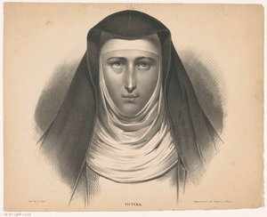 retrato de una monja Pictura (título de la serie sobre el objeto)