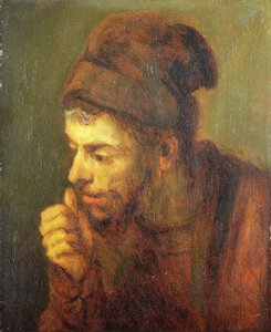 Cabeza de un hombre de Carel Fabritius