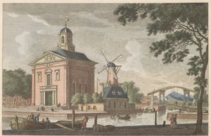 Iglesia inglesa en Róterdam, hacia 1790 La Iglesia Episcopal Inglesa en Rotterdam / L