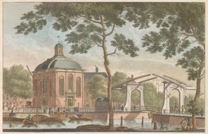 Iglesia luterana en Róterdam, hacia 1790 La Iglesia Luterana en Rotterdam / L