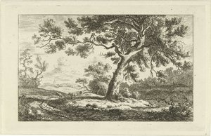 pastor descansando Paisajes (a-f) (título de la serie) de Carel Lodewijk Hansen