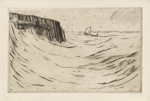 Cabeza de puerto en Vlissingen de Carel Nicolaas Storm van 