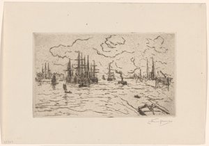 Barcos en el Mosa