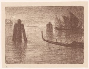 Puerto en Venecia de Carel Nicolaas Storm van 