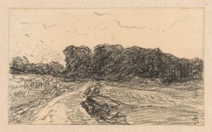 Linden-allee, camino de Bresserberg en Kleve de Carel Nicolaas Storm van 