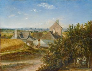 Vista de Viena desde Grinzing de Carl Agricola
