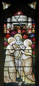 Llantysilio, St Tysilio, Músicos ángeles, 1890 de Carl Almquist