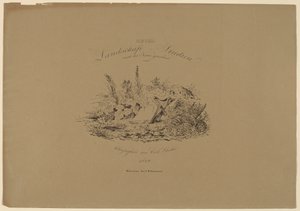 Seis estudios de paisajes de la naturaleza de Carl August Lebschee