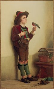 Lección de flauta de Carl Bernhard Schlösser
