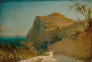 Roca de Tiberio, Capri de Carl Blechen