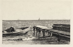 El bote en el muelle